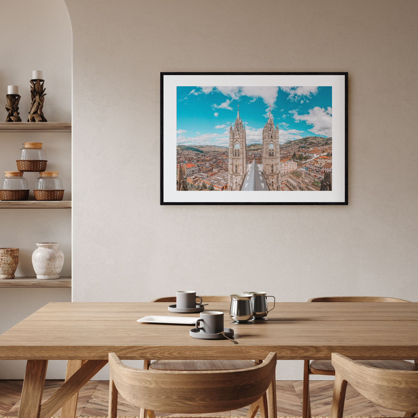 Quito Landscape Color Poster