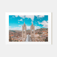 Quito Landscape Color Poster