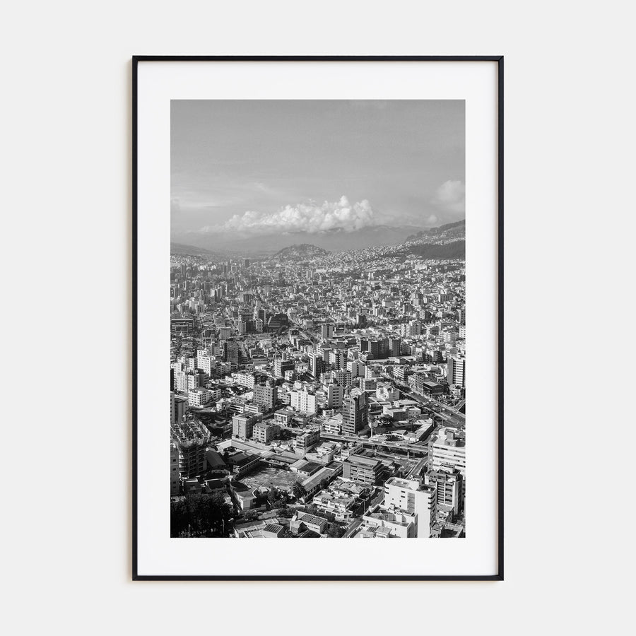 Quito Photo B&W Poster