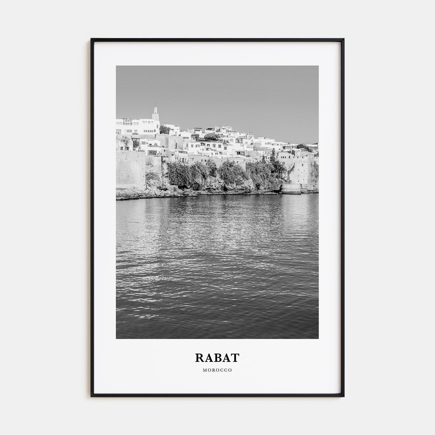 Rabat Portrait B&W Poster
