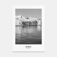 Rabat Portrait B&W Poster