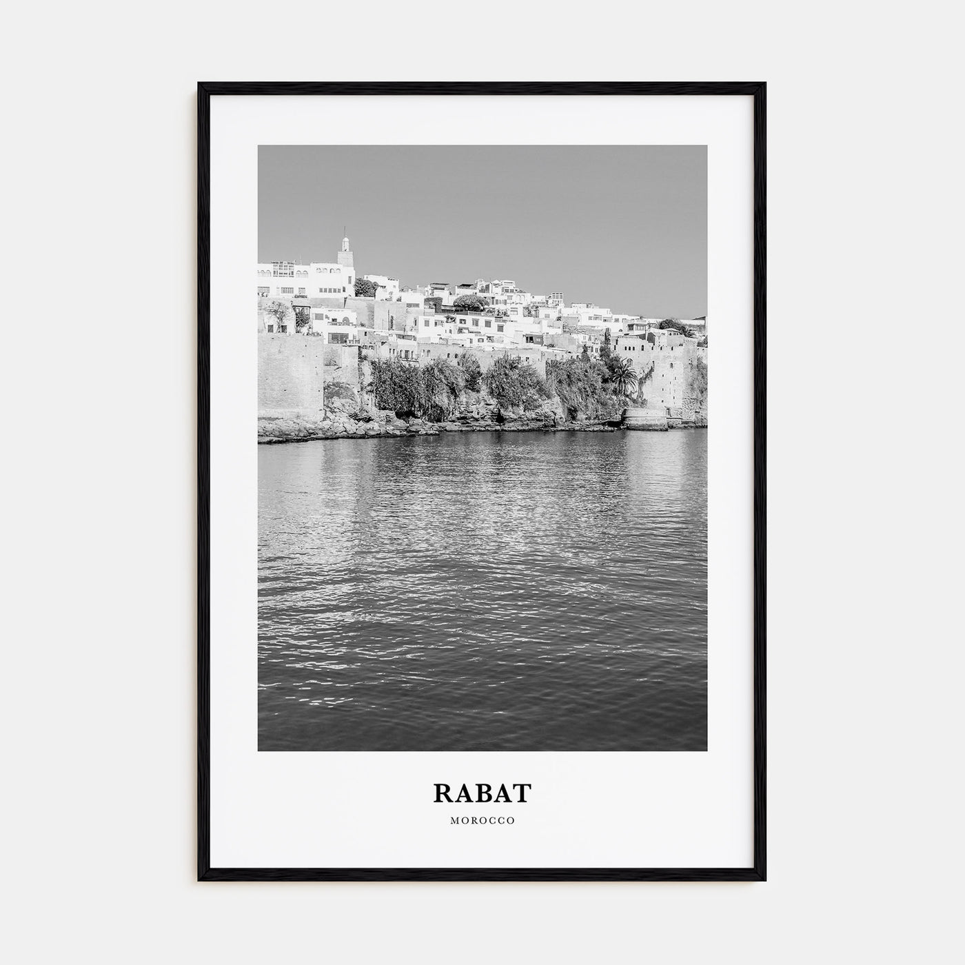 Rabat Portrait B&W Poster