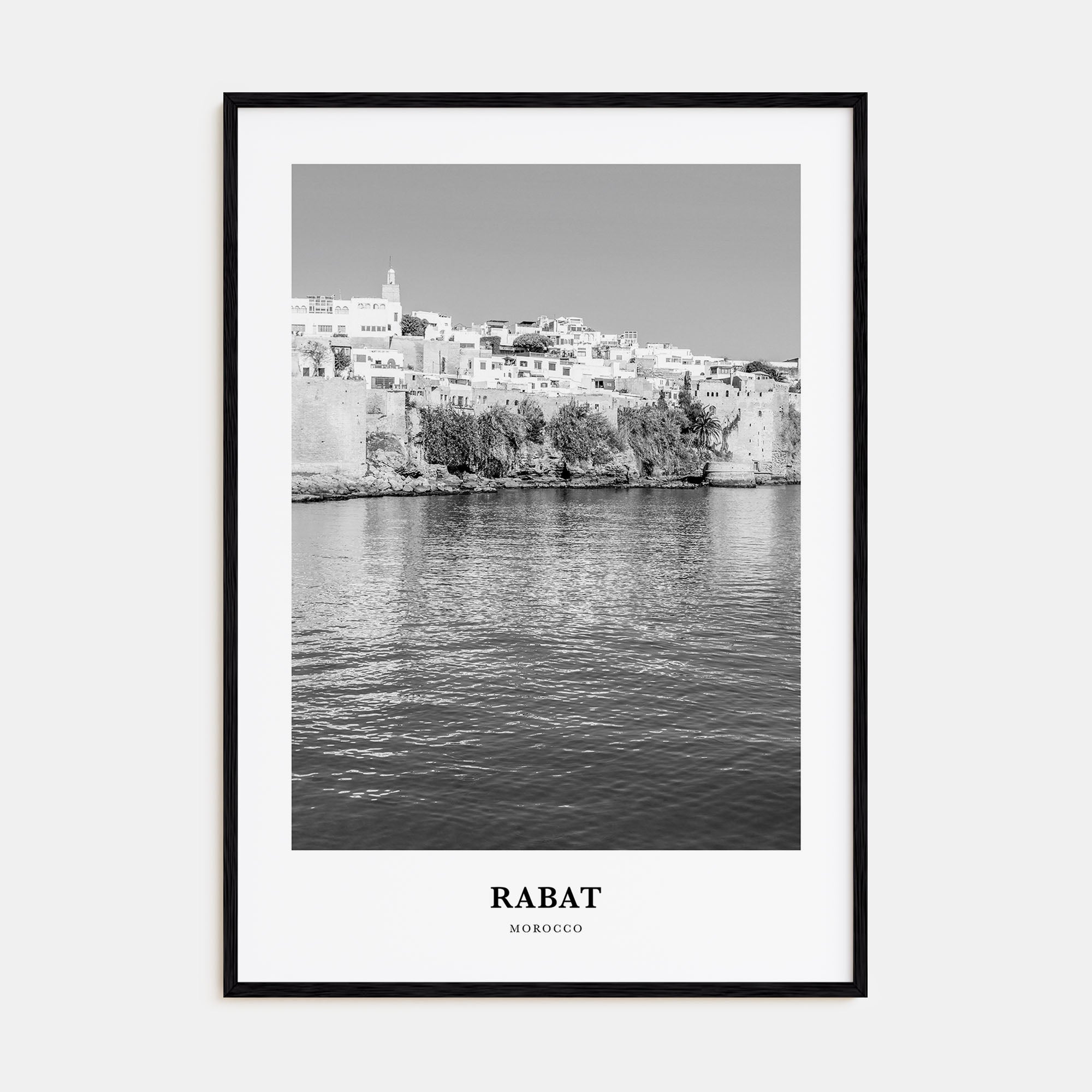 Rabat Portrait B&W Poster