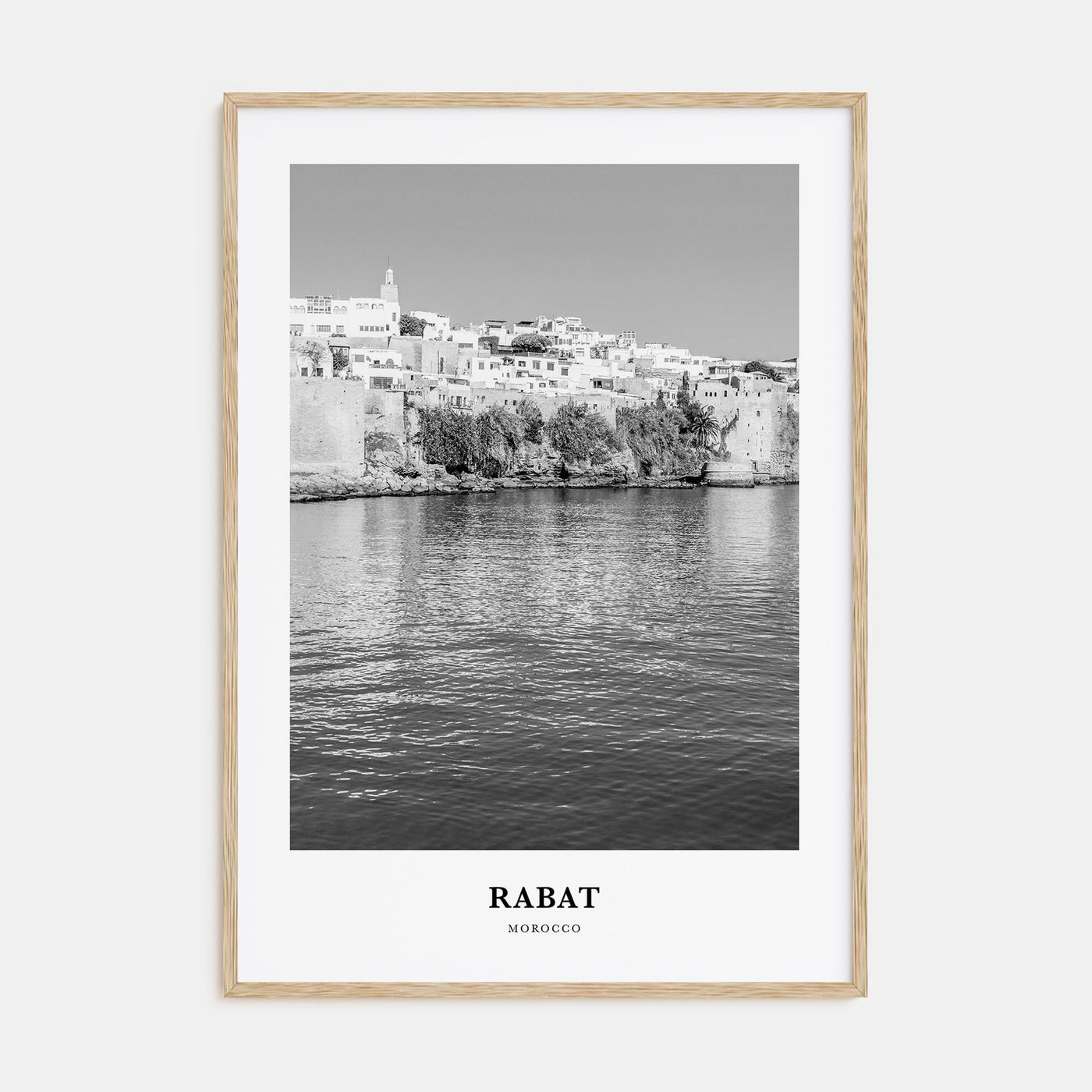 Rabat Portrait B&W Poster