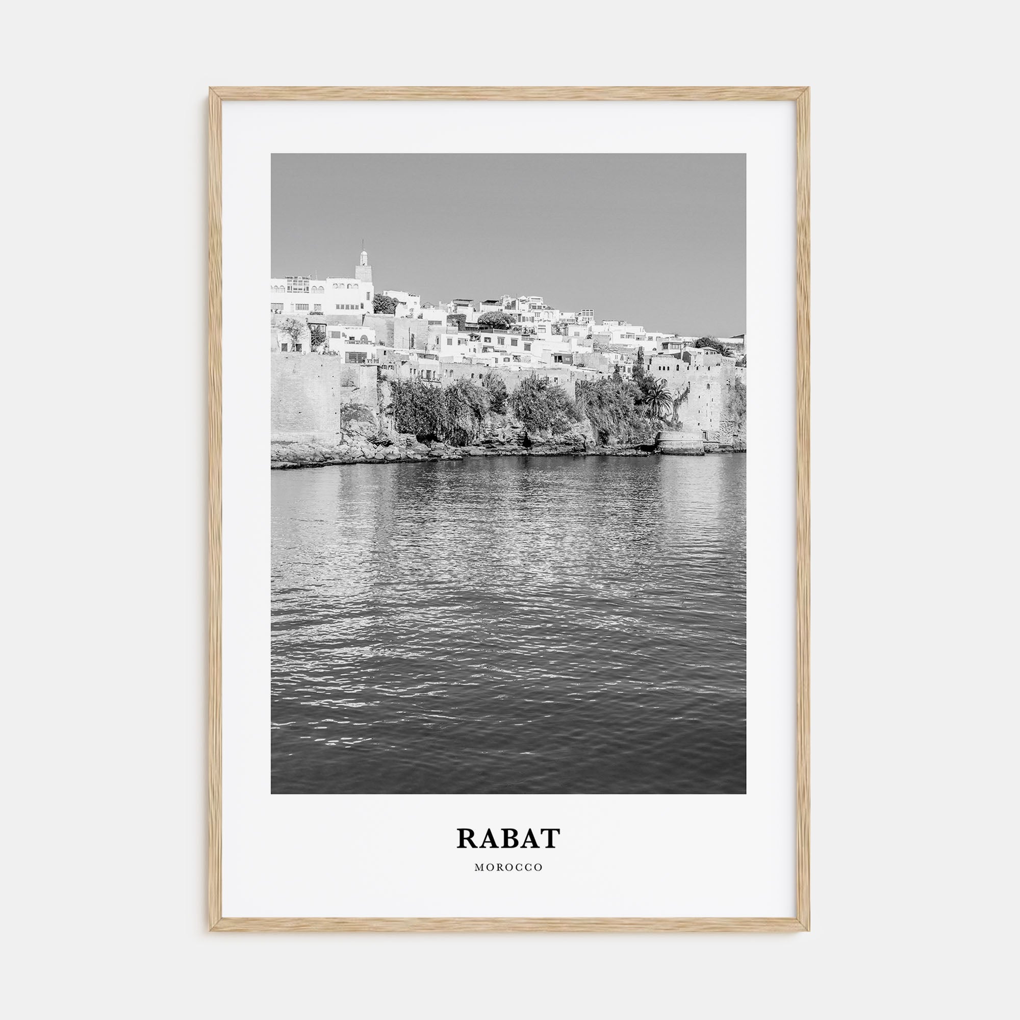 Rabat Portrait B&W Poster
