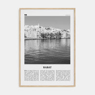 Rabat Travel B&W Poster