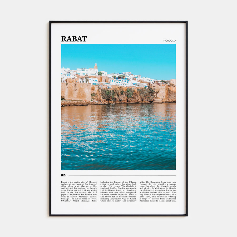 Rabat Travel Color Poster