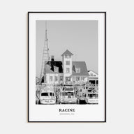 Racine Portrait B&W Poster