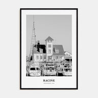 Racine Portrait B&W Poster