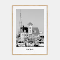 Racine Portrait B&W Poster