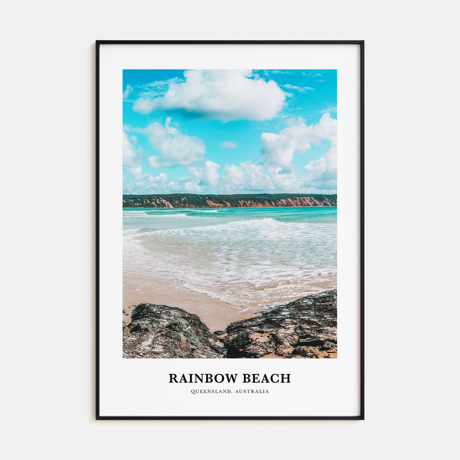 Rainbow Beach Portrait Color Poster
