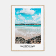 Rainbow Beach Portrait Color Poster