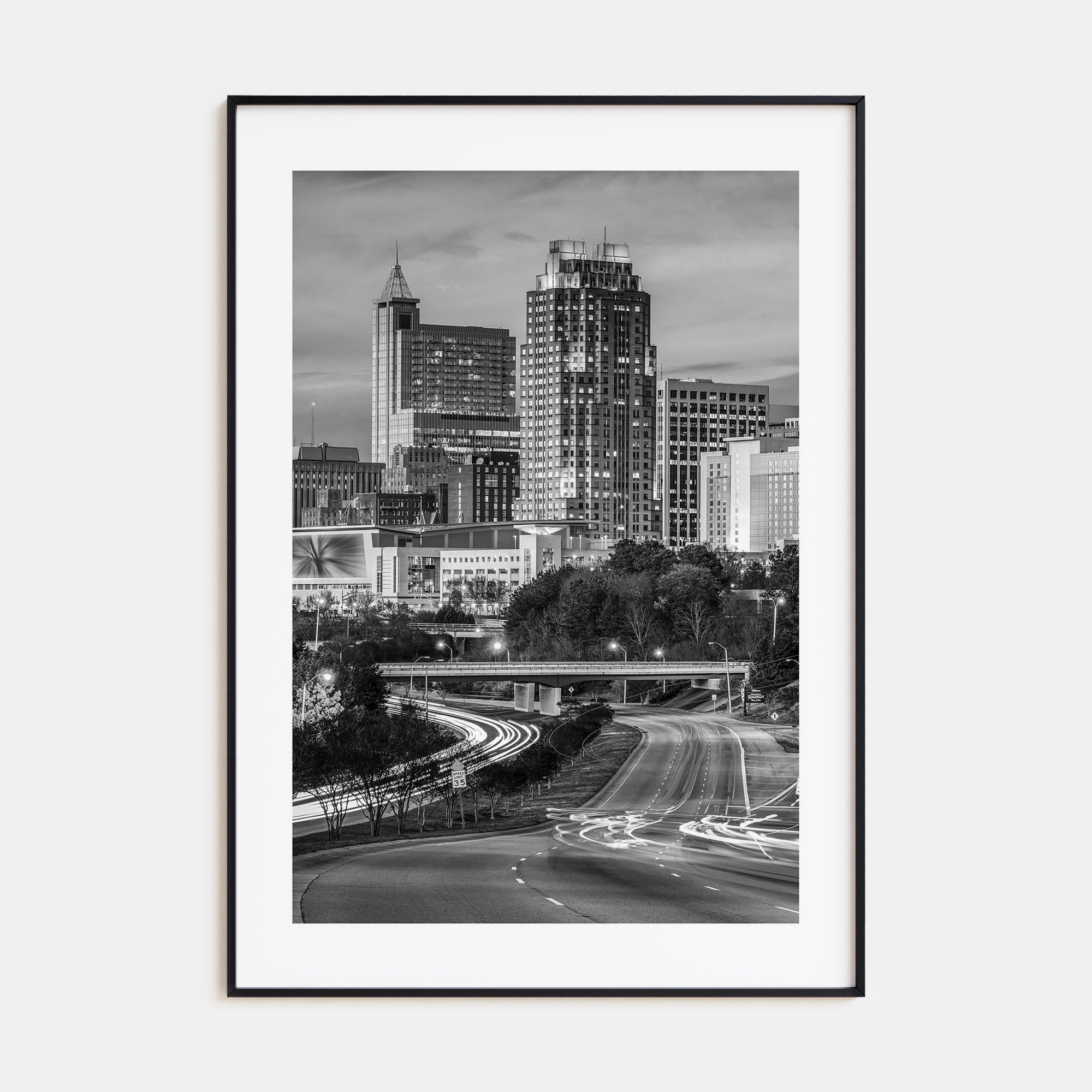 Raleigh Photo B&W No 2 Poster