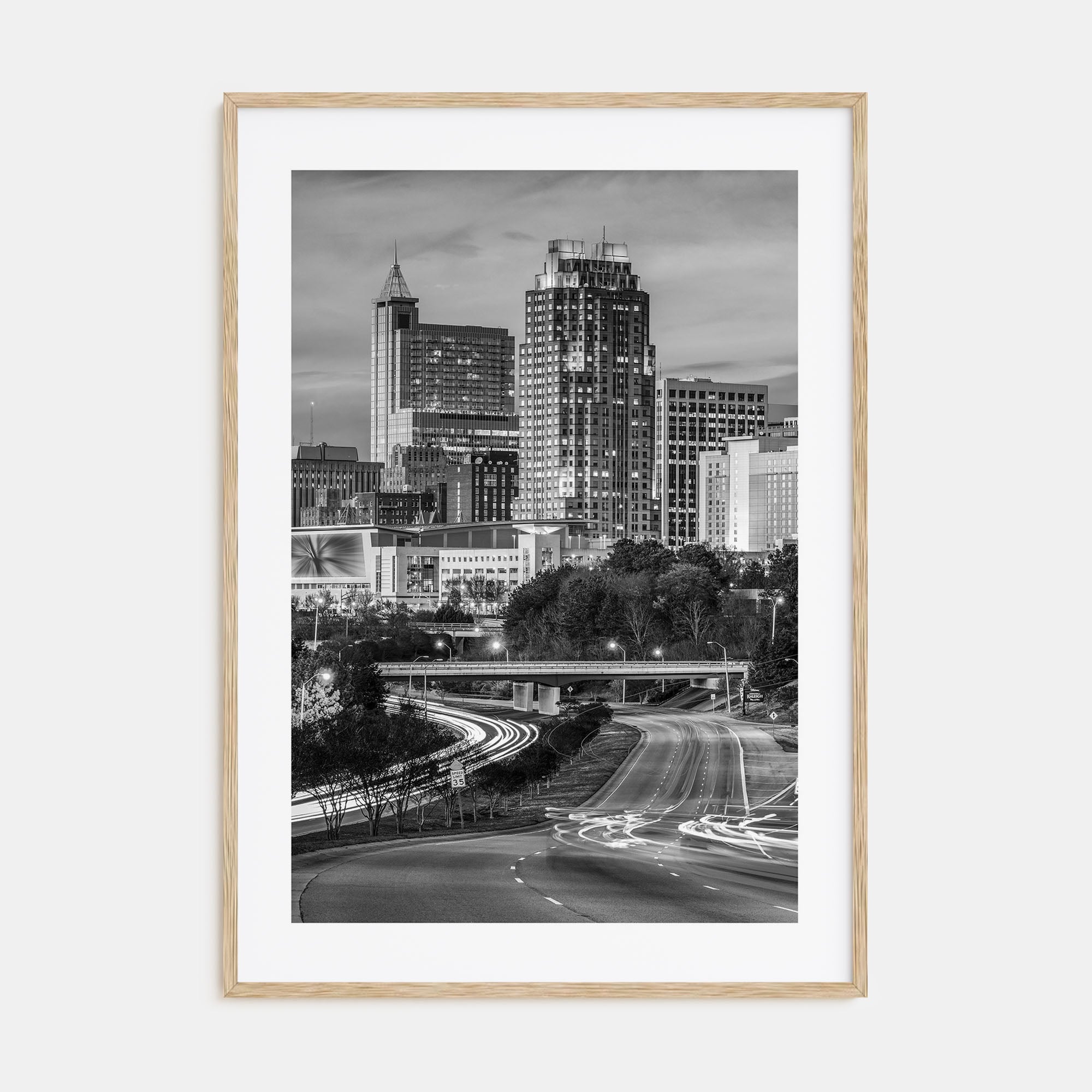 Raleigh Photo B&W No 2 Poster