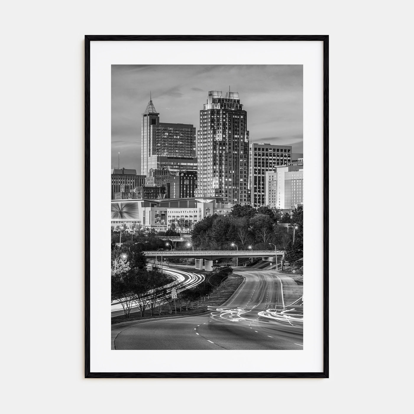 Raleigh Photo B&W No 2 Poster