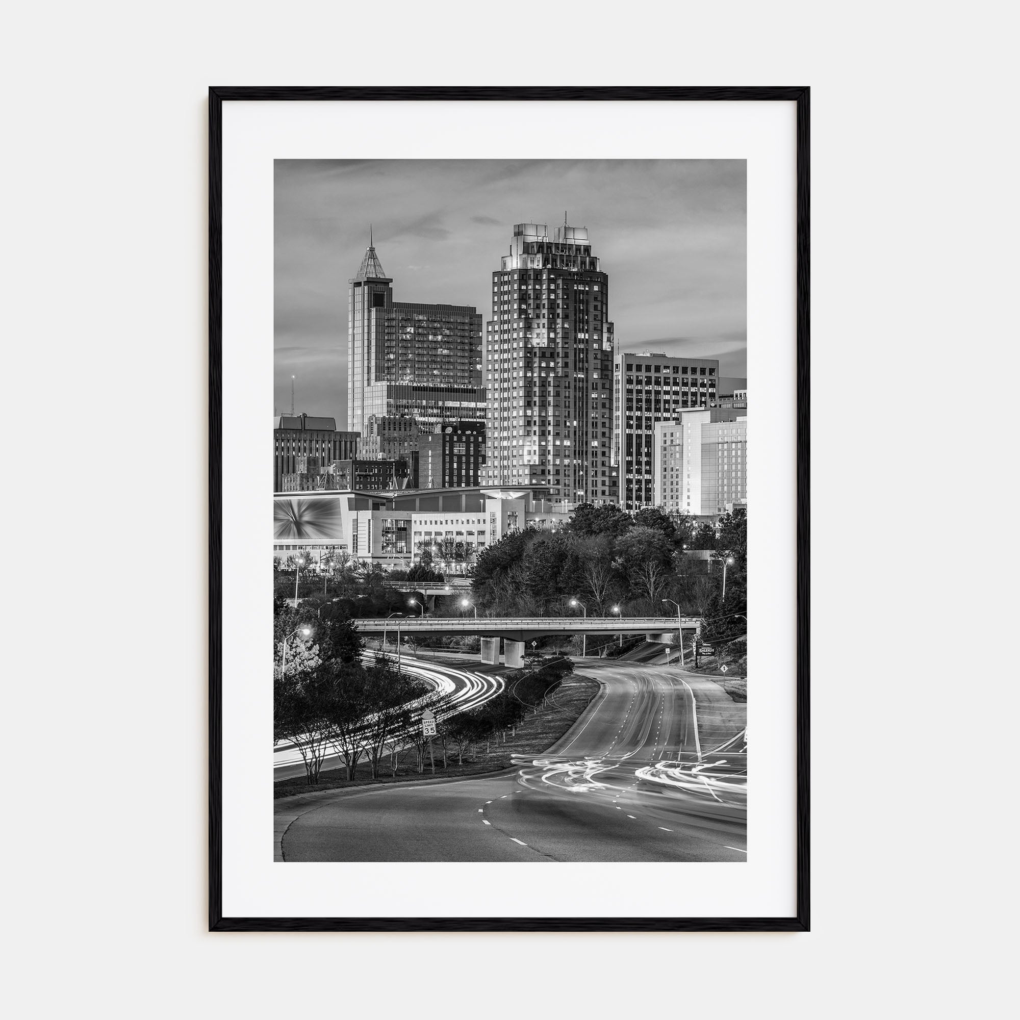 Raleigh Photo B&W No 2 Poster