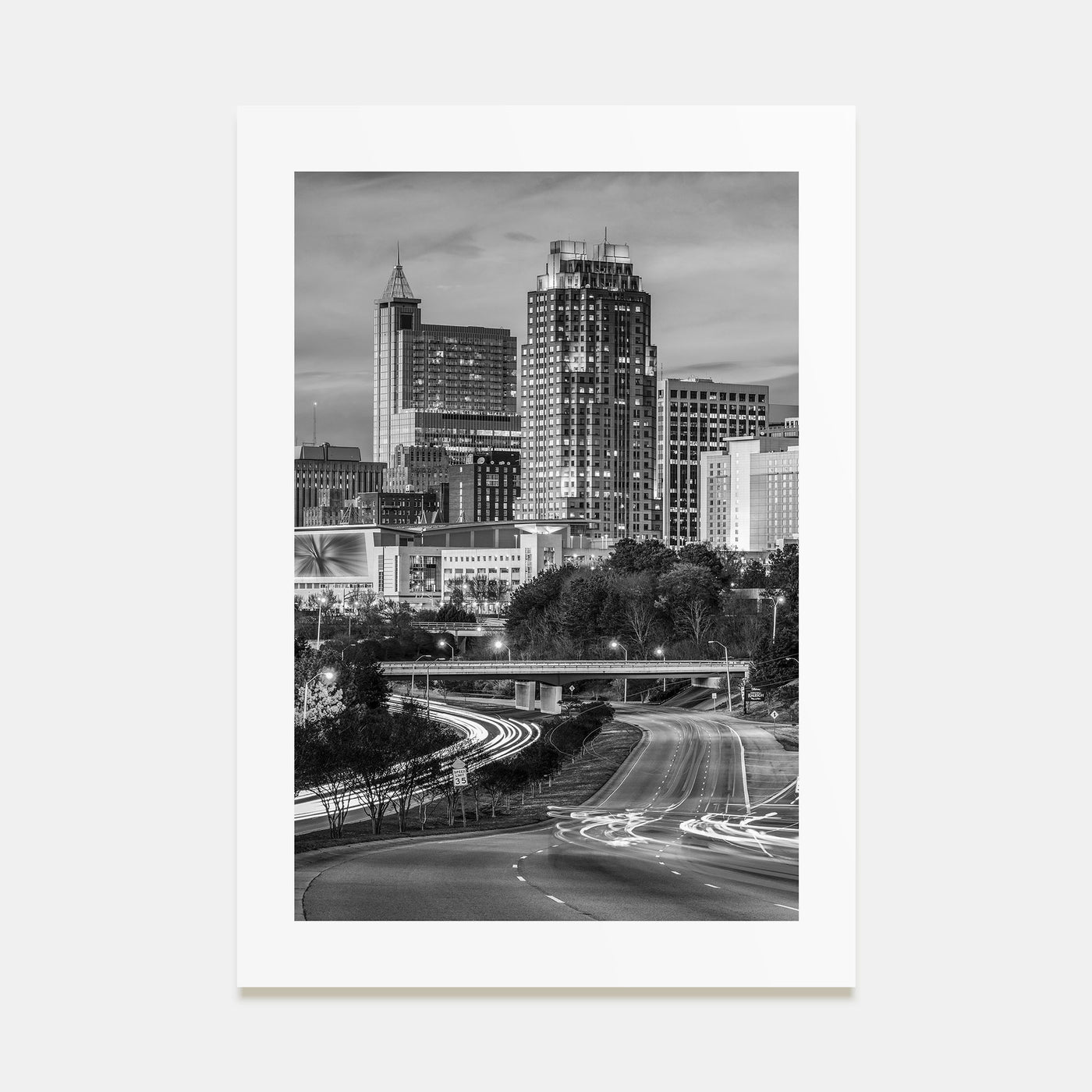 Raleigh Photo B&W No 2 Poster