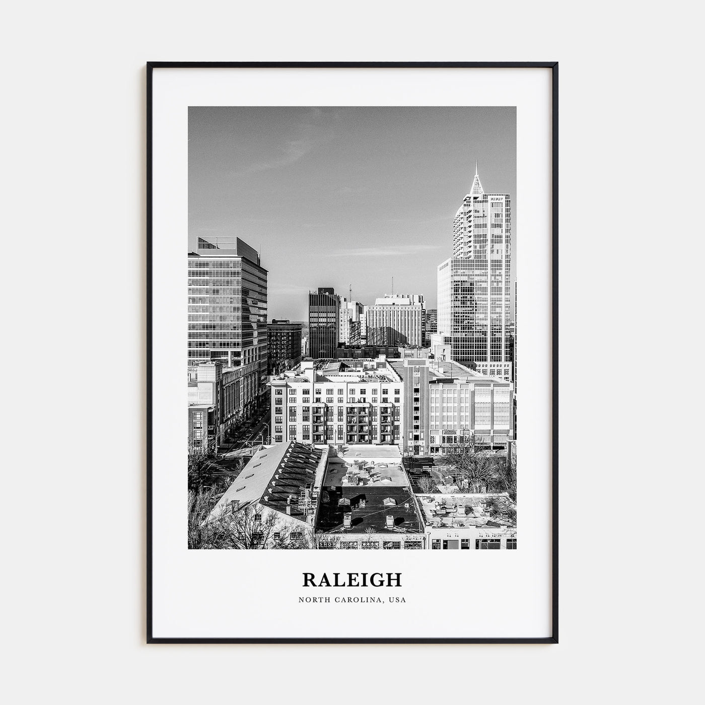 Raleigh Portrait B&W No 1 Poster