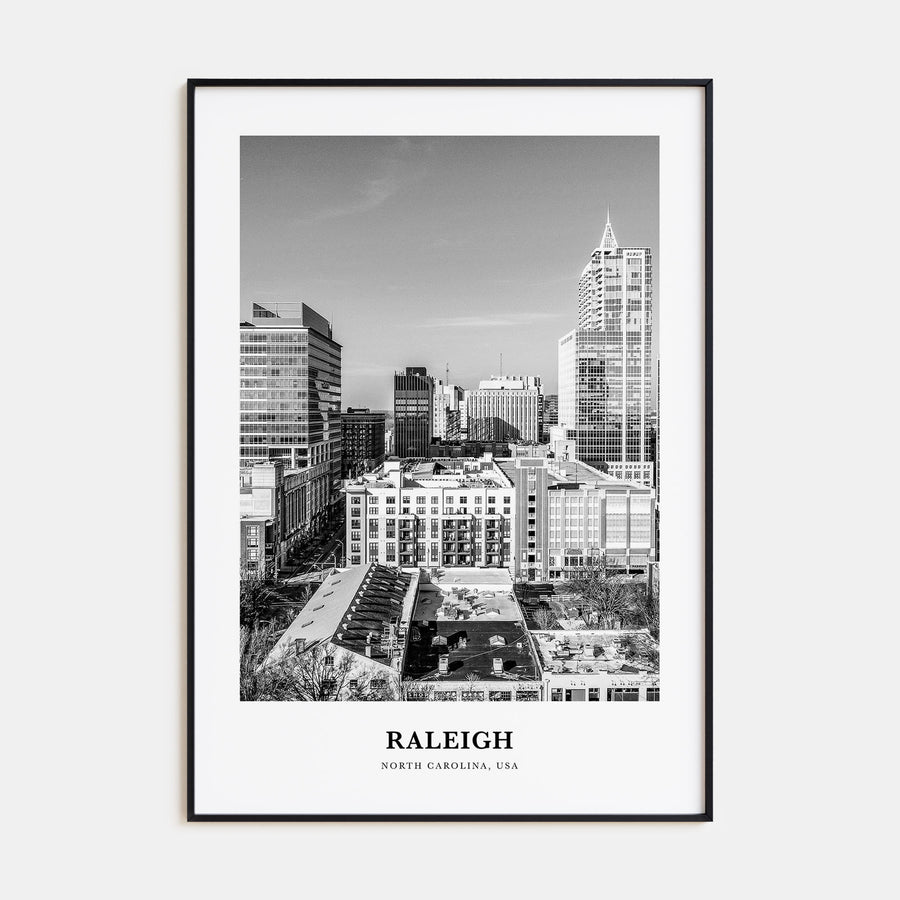 Raleigh Portrait B&W No 1 Poster