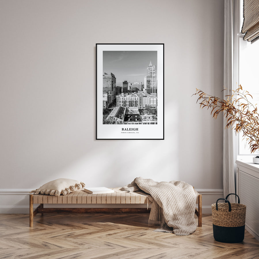 Raleigh Portrait B&W No 1 Poster