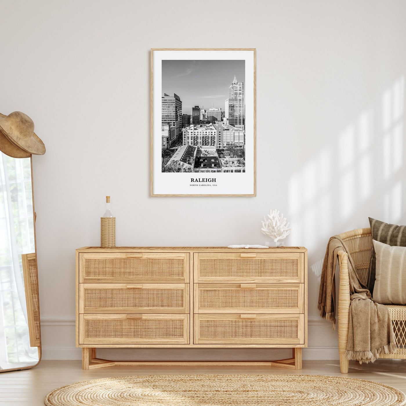 Raleigh Portrait B&W No 1 Poster
