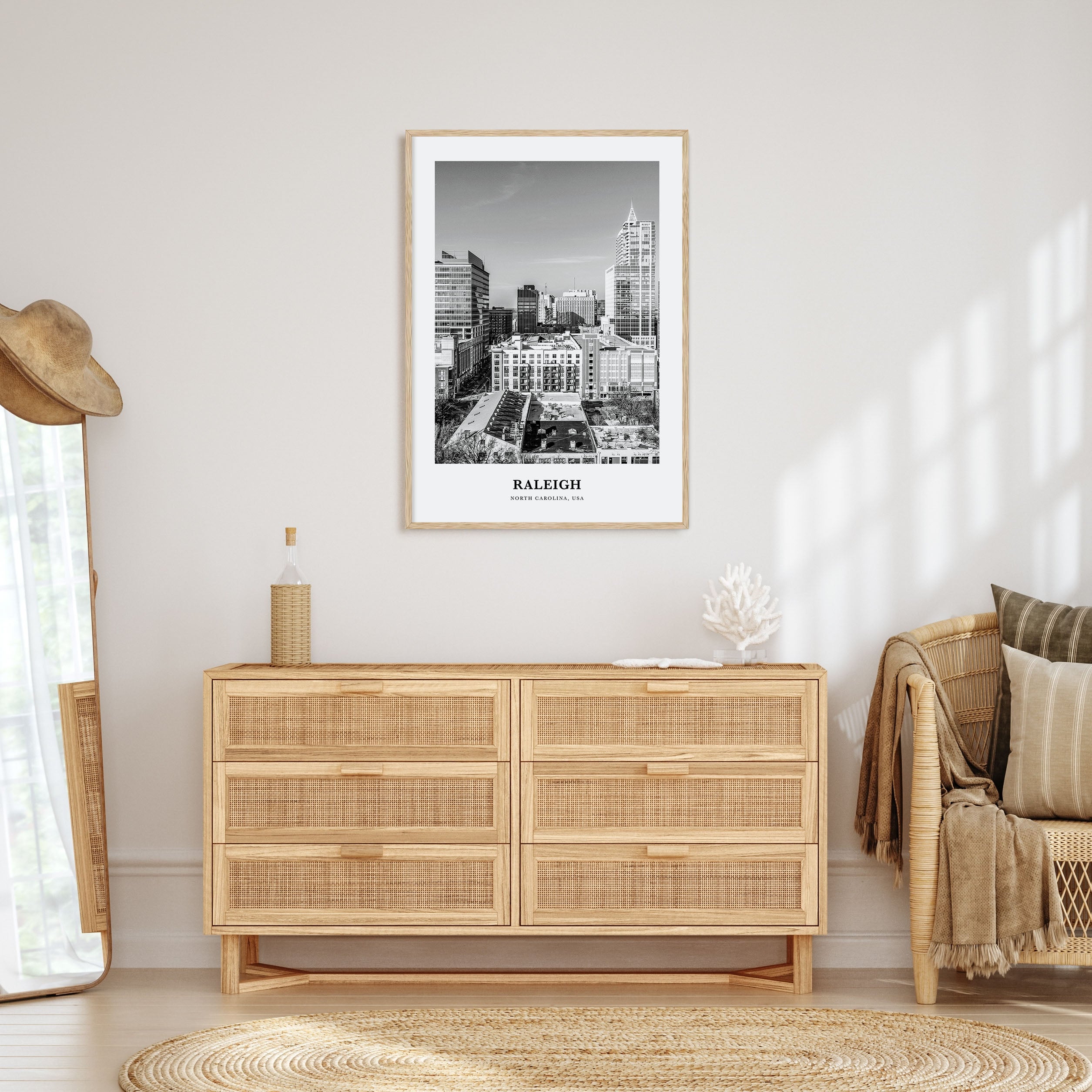 Raleigh Portrait B&W No 1 Poster