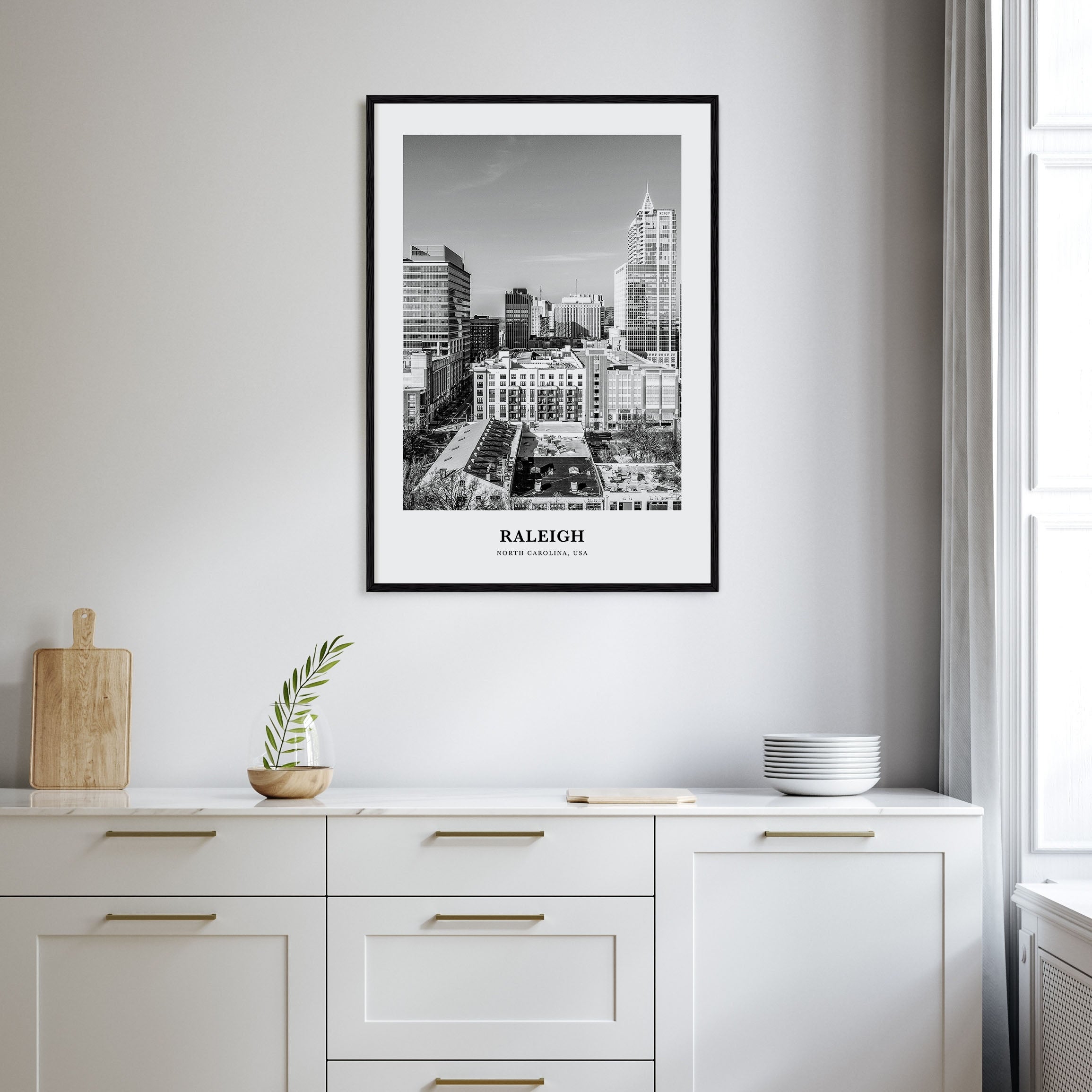 Raleigh Portrait B&W No 1 Poster
