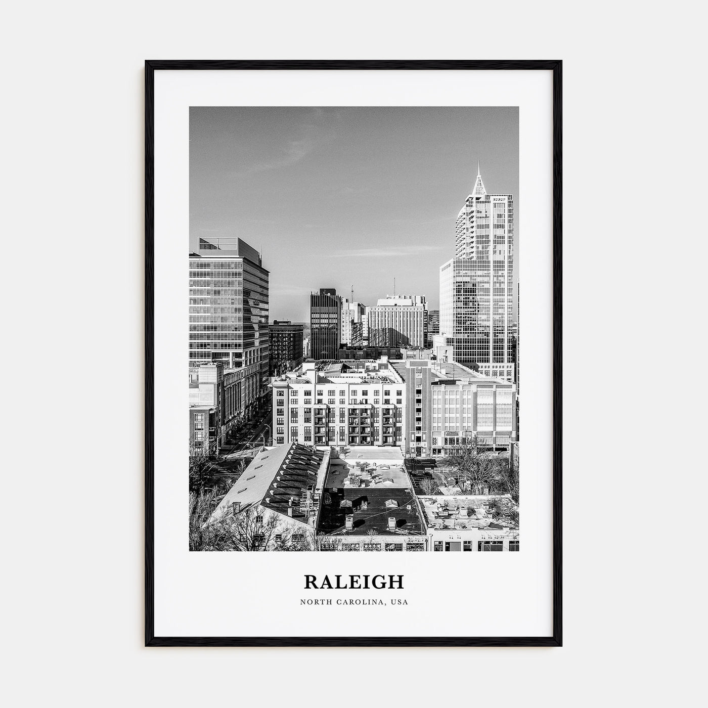 Raleigh Portrait B&W No 1 Poster