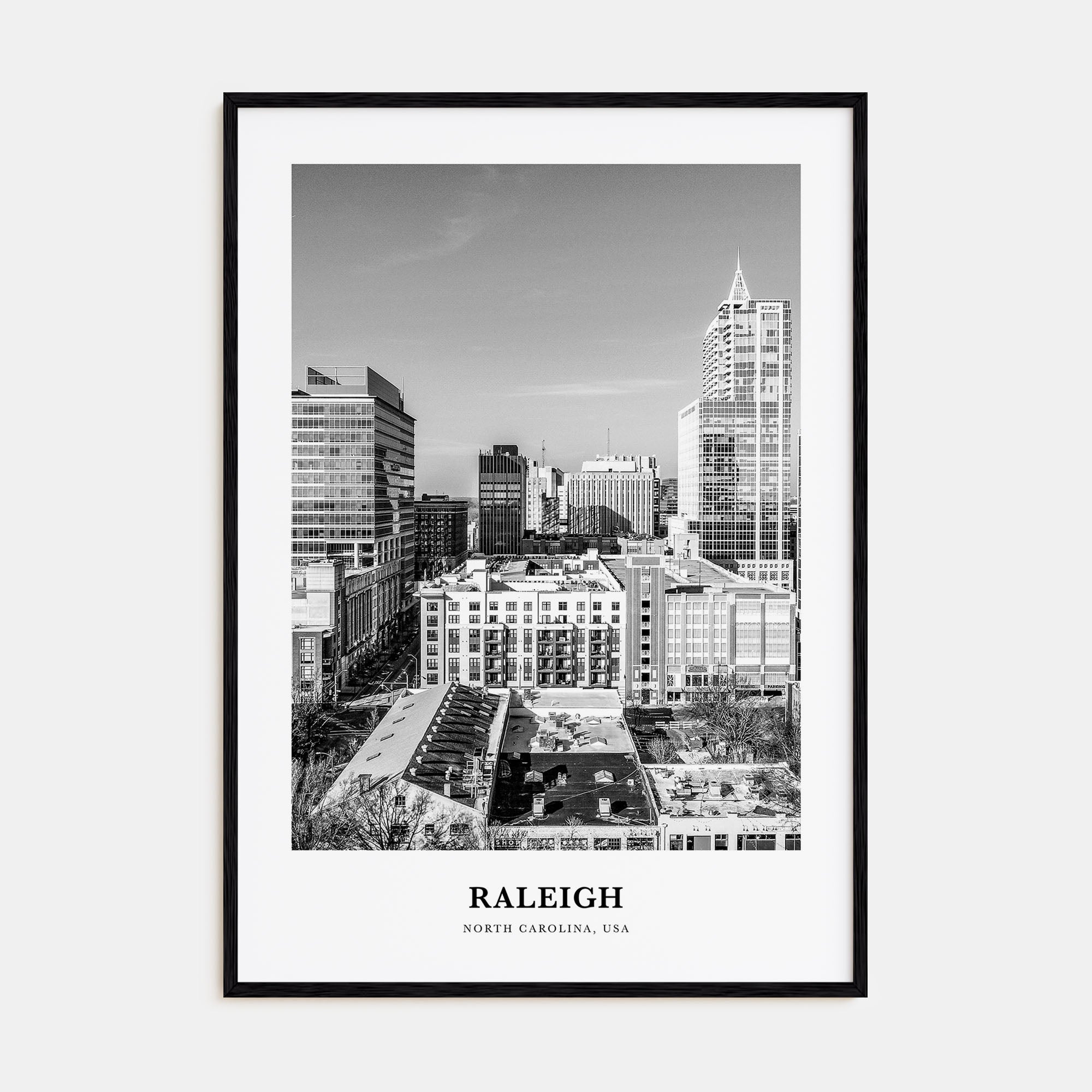 Raleigh Portrait B&W No 1 Poster