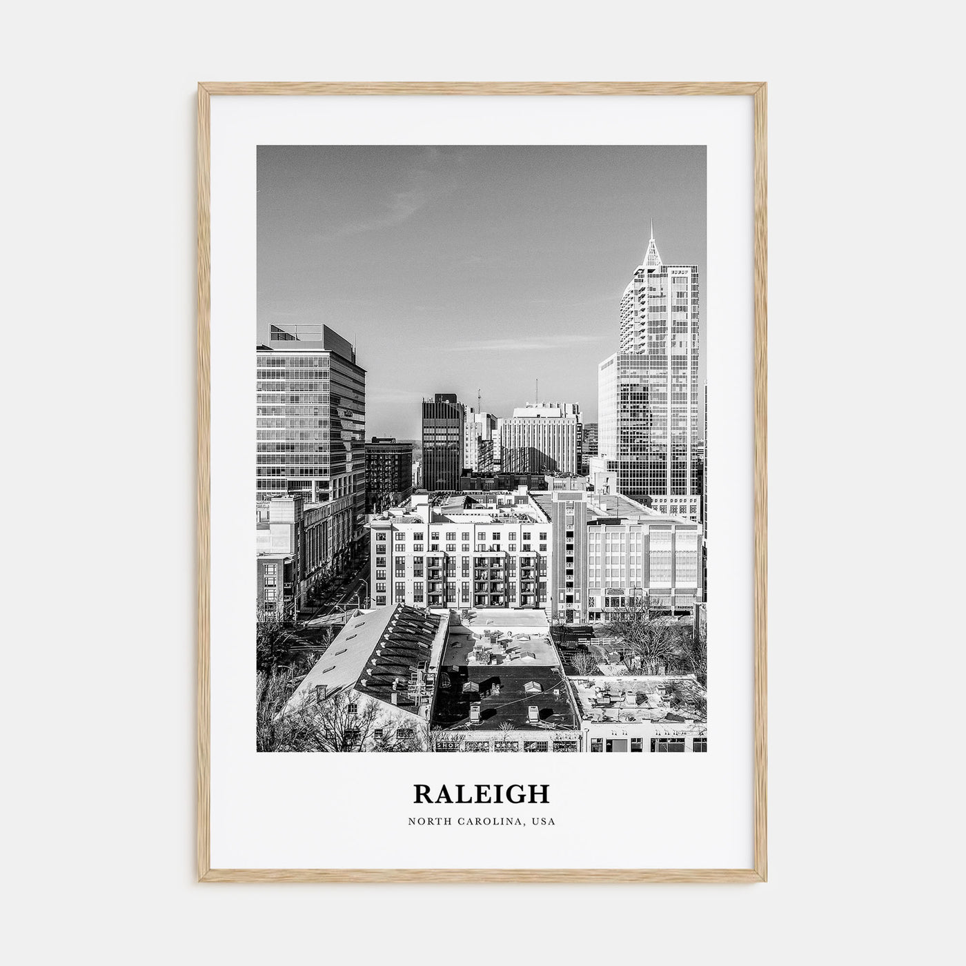 Raleigh Portrait B&W No 1 Poster