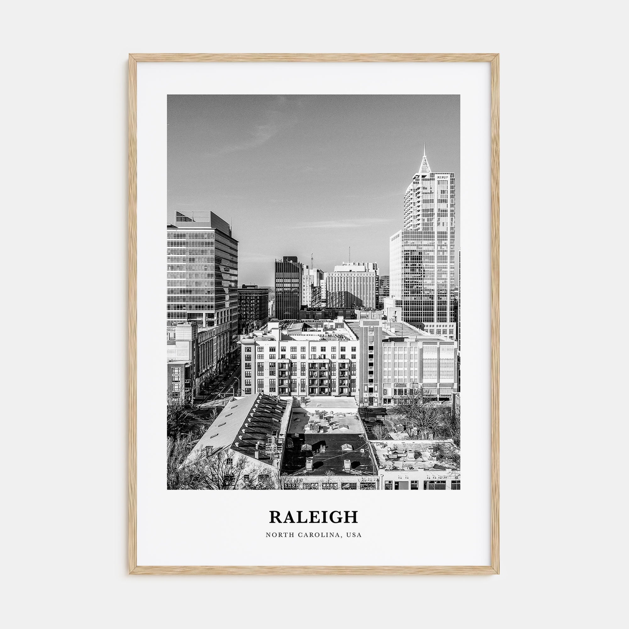 Raleigh Portrait B&W No 1 Poster