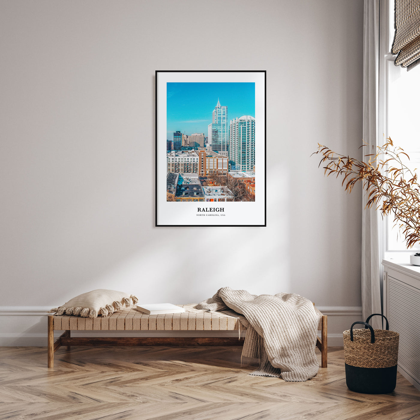 Raleigh Portrait Color Poster