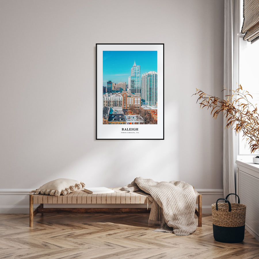 Raleigh Portrait Color Poster