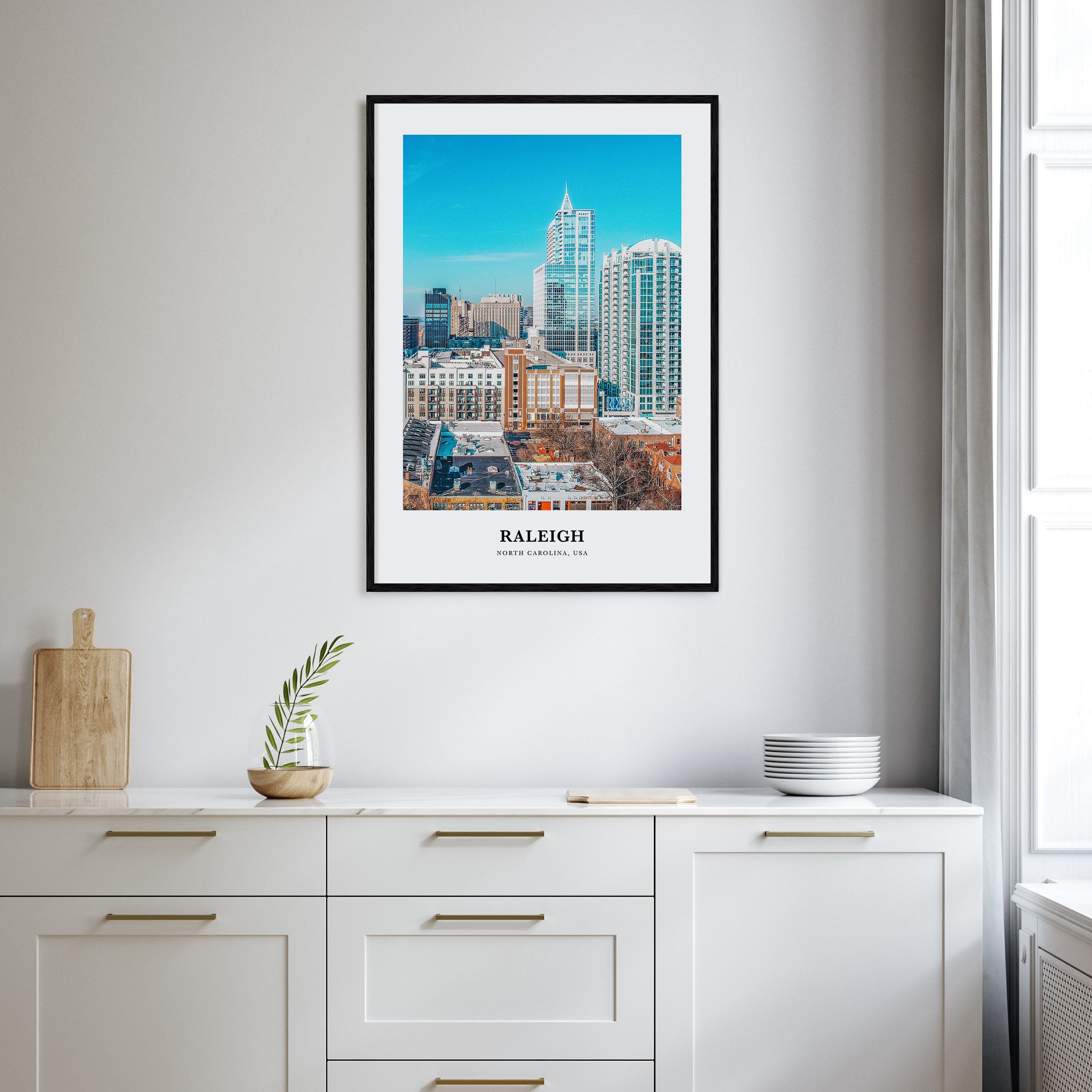 Raleigh Portrait Color Poster
