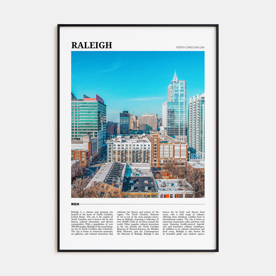 Raleigh Travel Color Poster