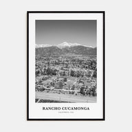 Rancho Cucamonga Portrait B&W Poster