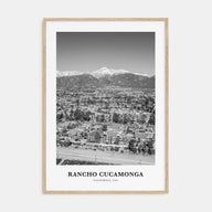 Rancho Cucamonga Portrait B&W Poster