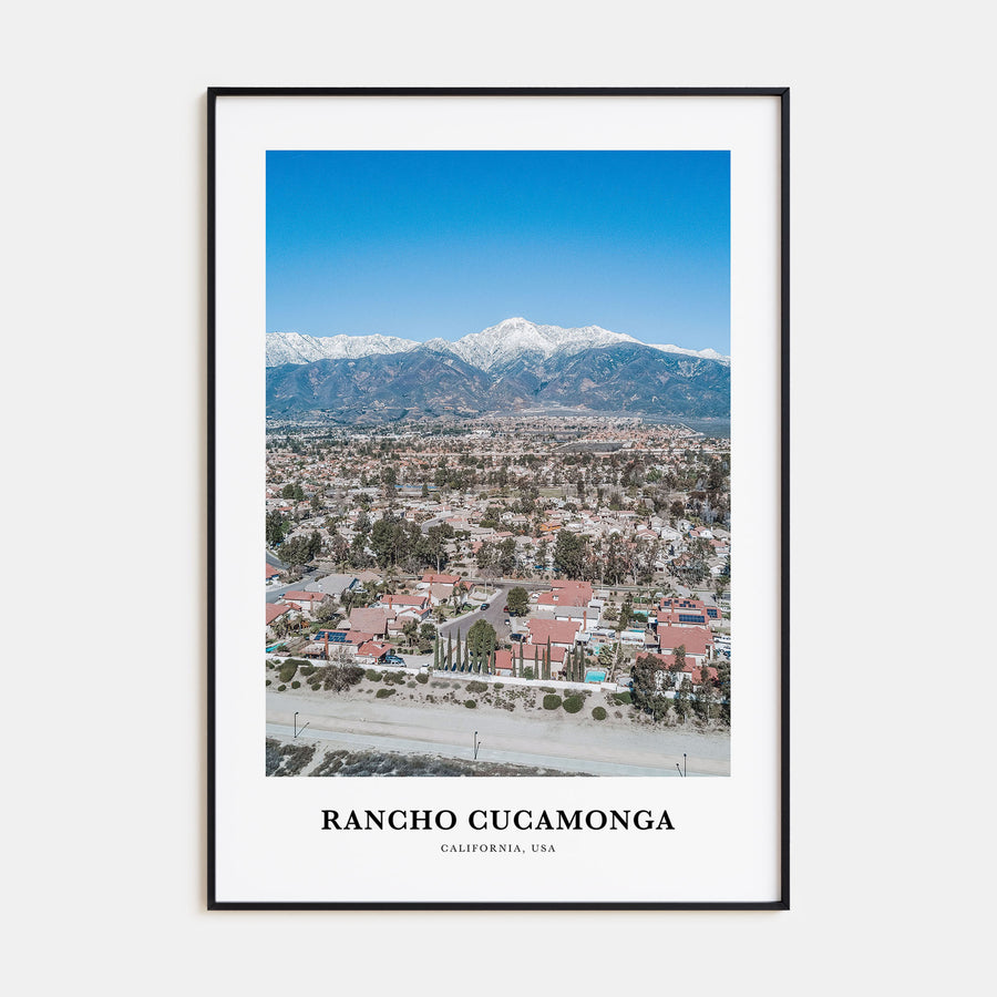 Rancho Cucamonga Portrait Color Poster