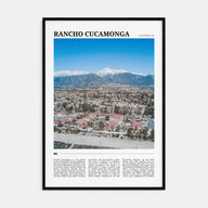 Rancho Cucamonga Travel Color Poster