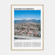 Rancho Cucamonga Travel Color Poster