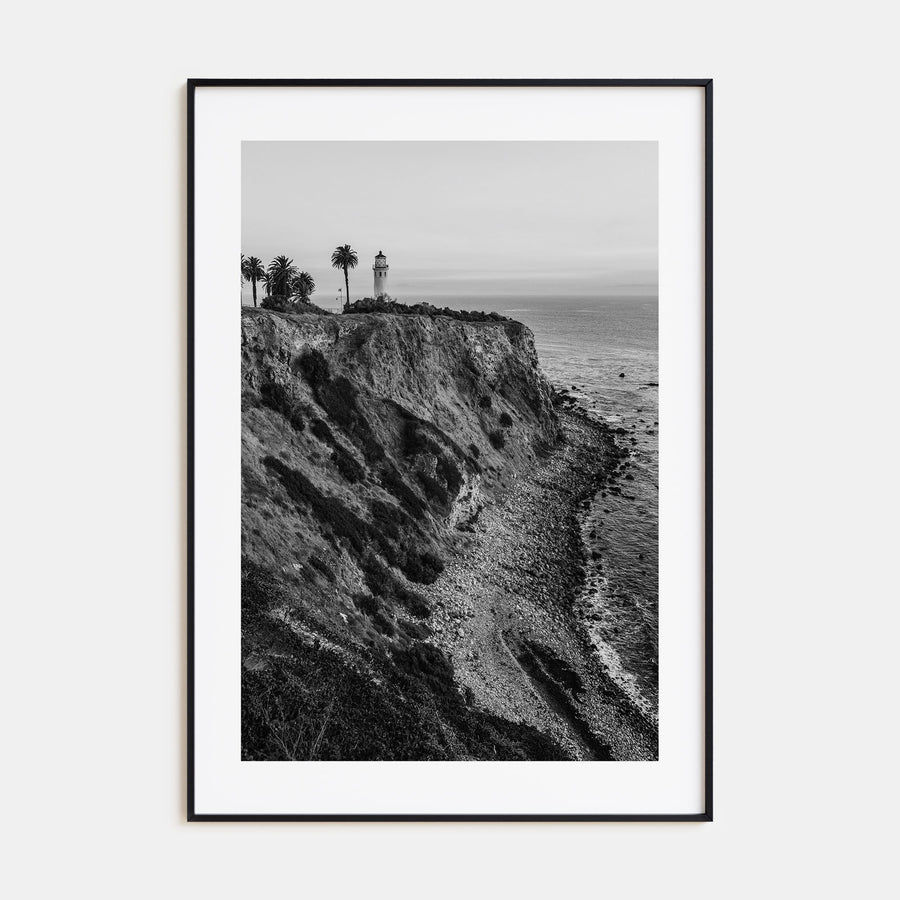 Rancho Palos Verdes Photo B&W Poster