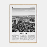 Rapid City Travel B&W Poster