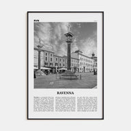 Ravenna Travel B&W Poster