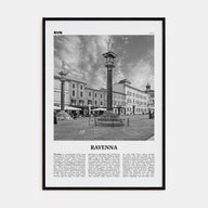 Ravenna Travel B&W Poster