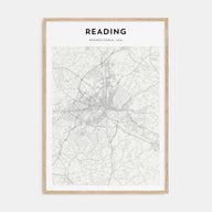 Reading, Pennsylvania Map Portrait Poster