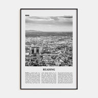 Reading, Pennsylvania Travel B&W Poster