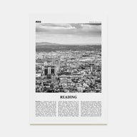 Reading, Pennsylvania Travel B&W Poster