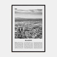 Reading, Pennsylvania Travel B&W Poster