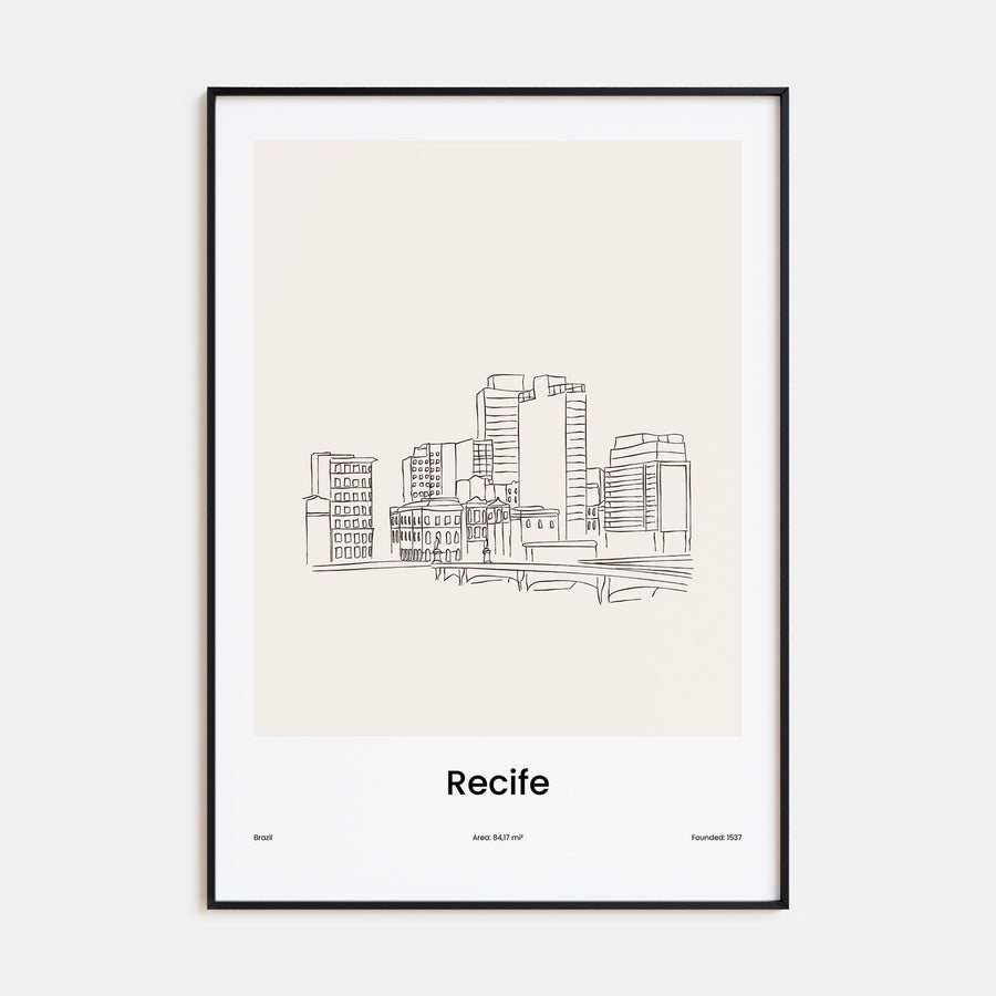 Recife Drawn Poster