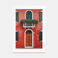 Red House Photo Color Poster